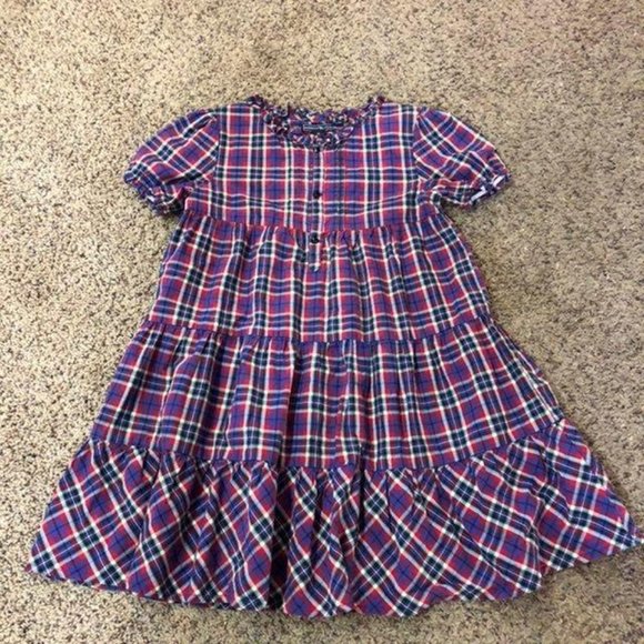American Living Dress Girls 6X Used Plaid - Picture 3 of 12